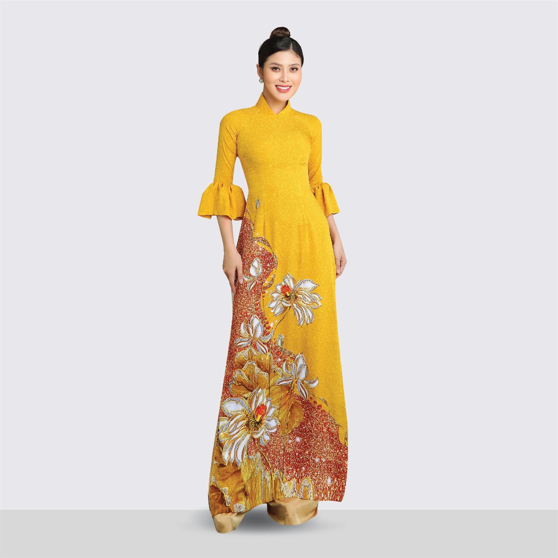 Vải Áo Dài Satin Hương Thơm Kháng Khuẩn Khổ 1mx2m3 ASBA720402DG1