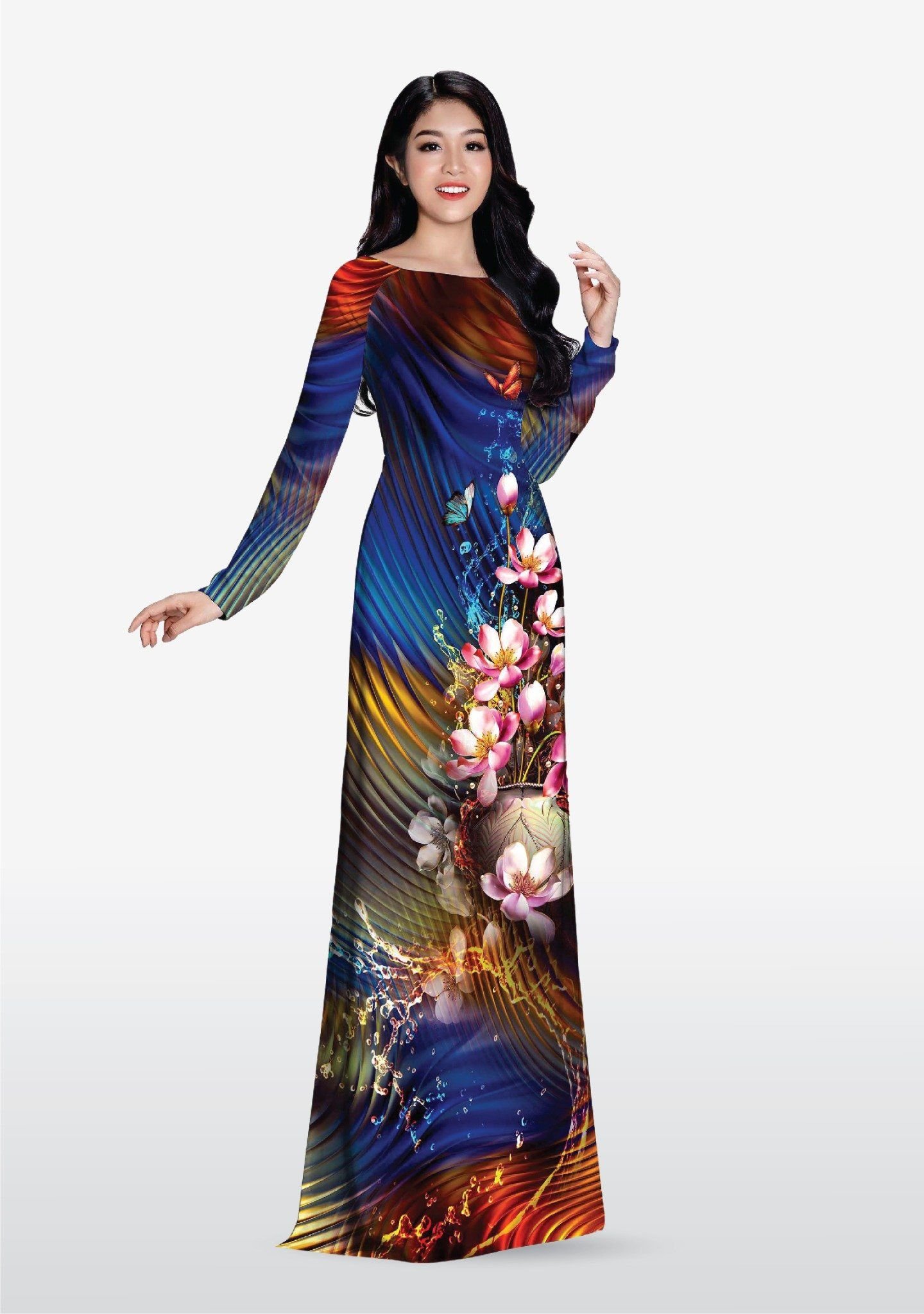 ASBA719236DCXD Vải Áo Dài Thái Tuấn Premium Khổ 1m50 x Dài 2m3