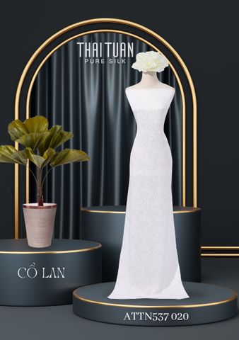 Vải Tơ Tằm Cổ Lan Cao Cấp Màu Trắng Khổ 1m15 x 2m5 ATTN537020