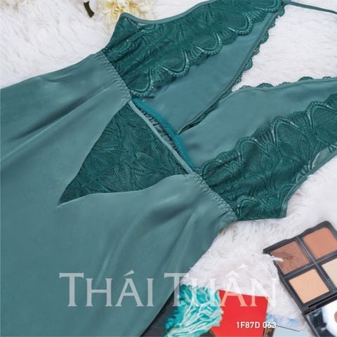 Đầm Ngủ 2 Dây Phối Ren 1F87D063