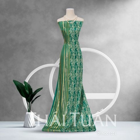 DIIN001 Vải Gấm Hoa Song Tuyển Nhiều Màu Khổ 1m15 x 2m5