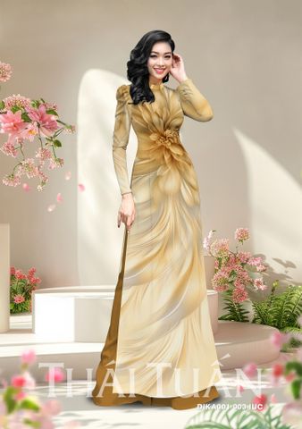 DKIA001003IUC Vải Vạn Hoa Kim Tuyến Cao Cấp 1m50 x 2m3