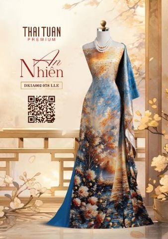 DKIA002078LLE Vải Áo Dài Kim Tuyến Premium Kháng Khuẩn Khổ 1m50 x Dài 2m3