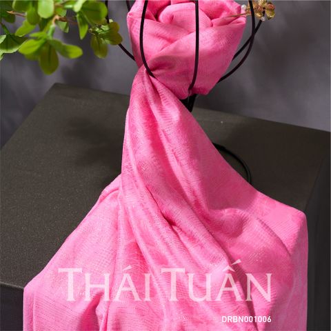 DRBN001006 Vải Gấm Hoàng Kim Hồng Khổ 1m15 x 3m