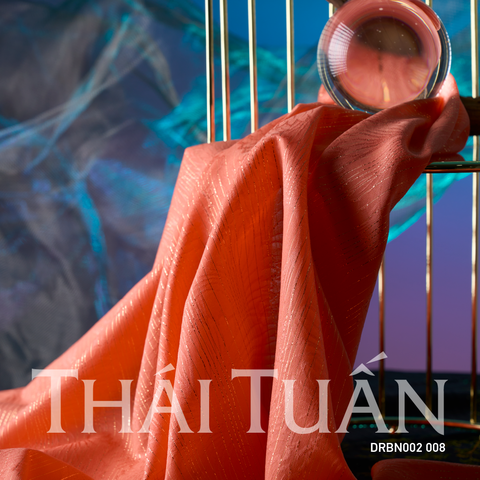 Vải Gấm Hoàng Kim Cam Co Giãn Khổ 1m15 Dài 2m5 DRBN001003