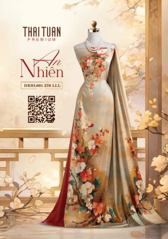 DRHL001378LLL Vải Áo Dài Kim Tuyến Premium Kháng Khuẩn Khổ 1m50 x Dài 2m3