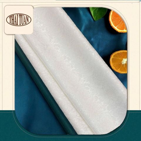 DSFN018020 Vải Gấm Hoa Lá Co Giãn Màu Vàng Đồng Khổ 1m15 x 2m5