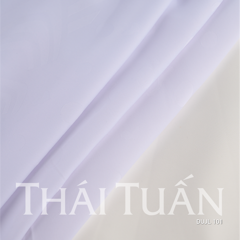 DUJL001 Vải Áo Dài Nữ Sinh Lencii Vườn Hoa Kháng Khuẩn (Khổ Lớn)