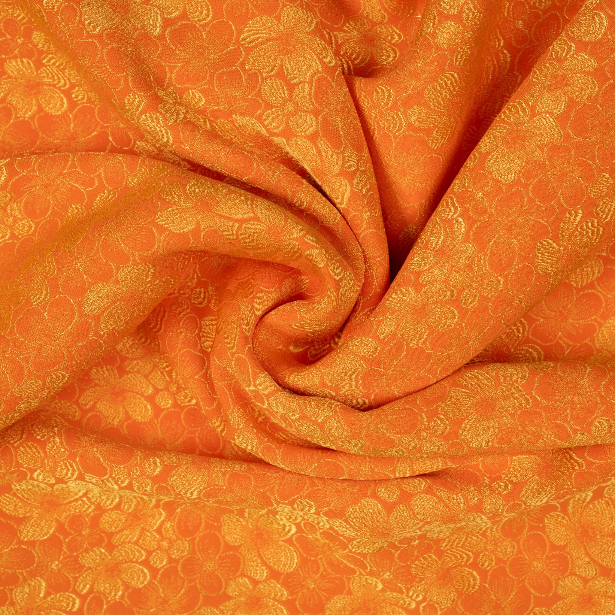 DVMN009-043 Vải Gấm Lam Ngọc Co Giãn Màu Vàng Khổ 1m15 x 2m5