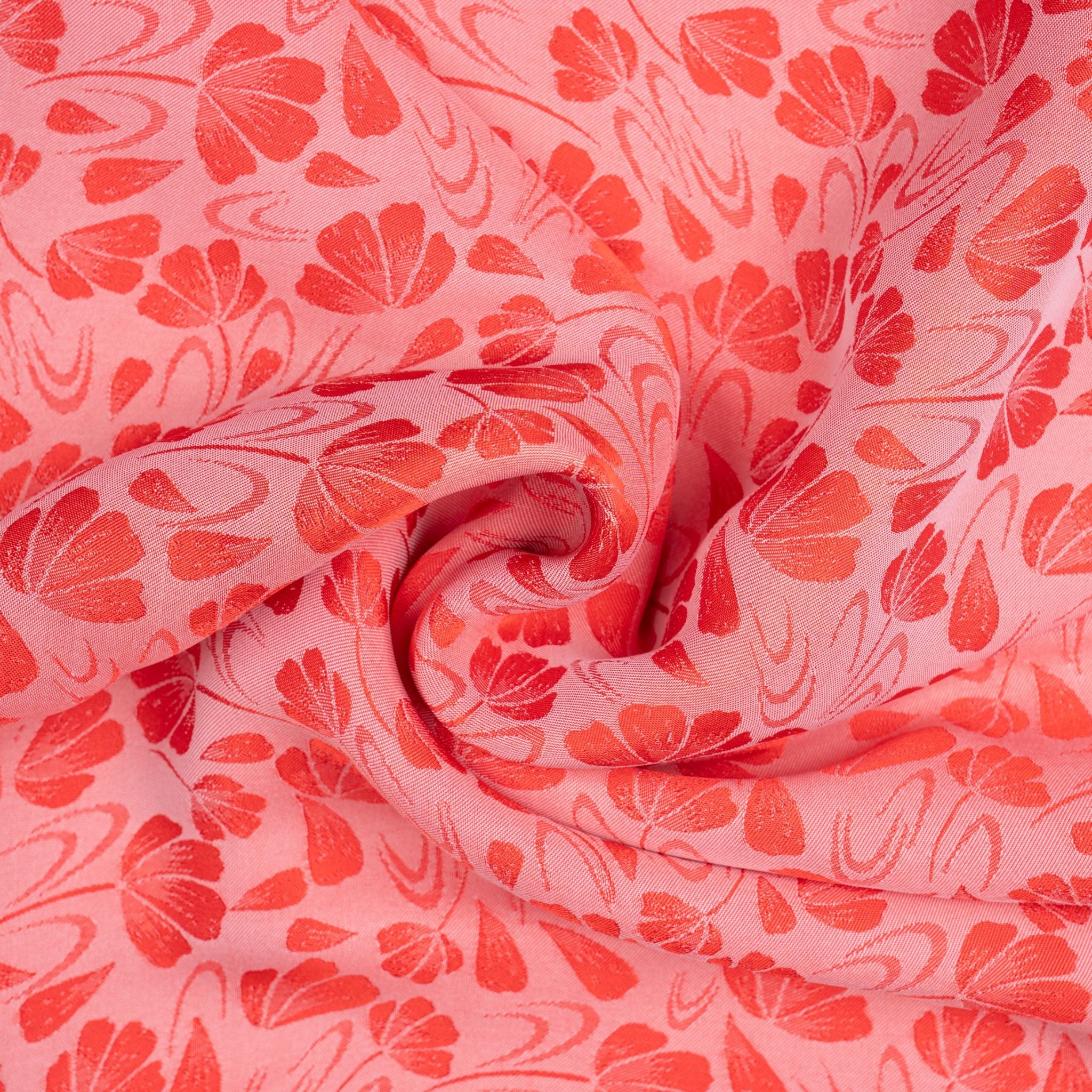 Vải Gấm Xuân Hồng Màu Cam Khổ 1m15 x 2m5 DWWN010531