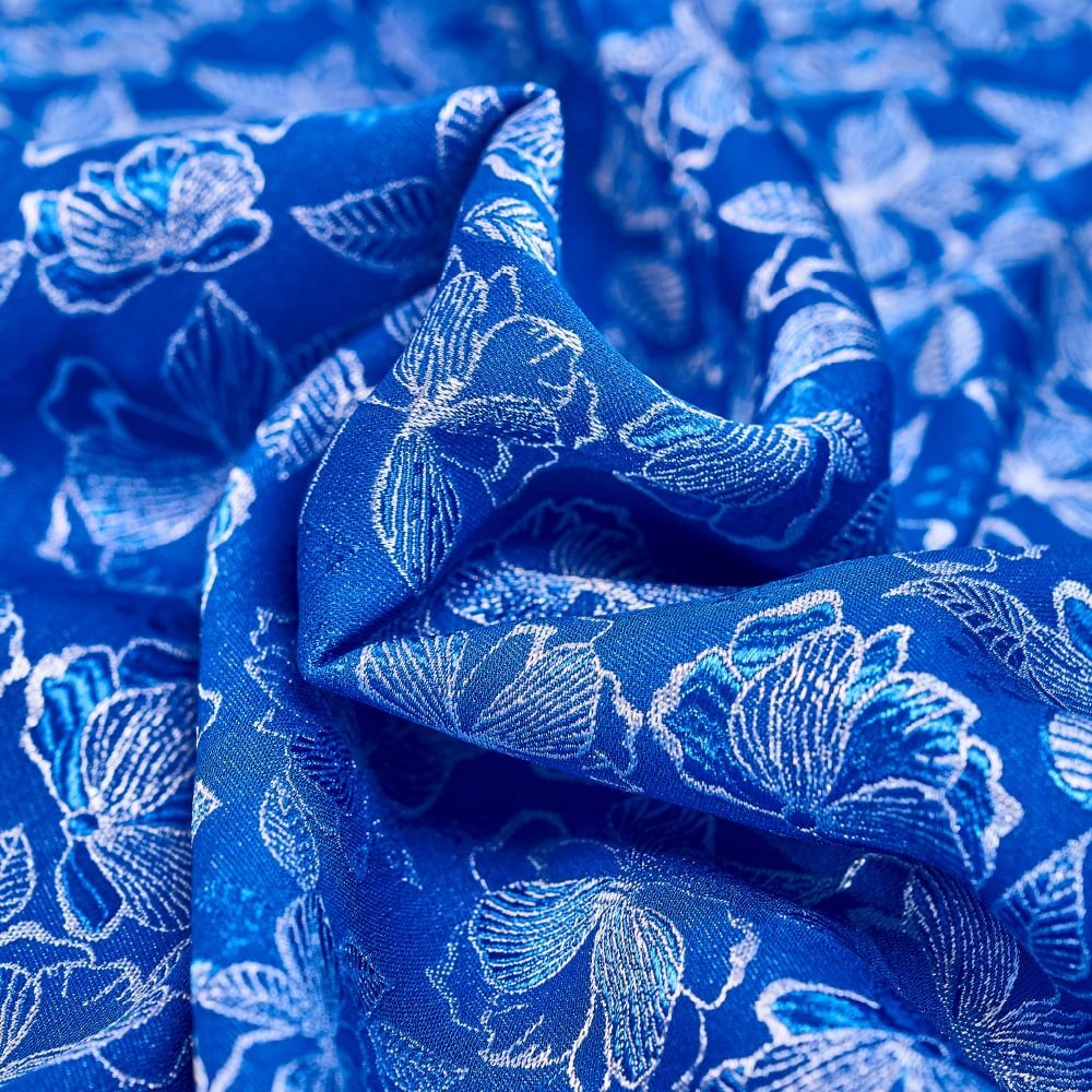 Vải Gấm Thượng Uyển Màu Xanh Khổ 1m15 x 2m5 DXZN002036