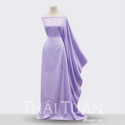 Vải Gấm Mộc Vân Tím Cà Khổ 1m15 x 2m5 DYAN001030