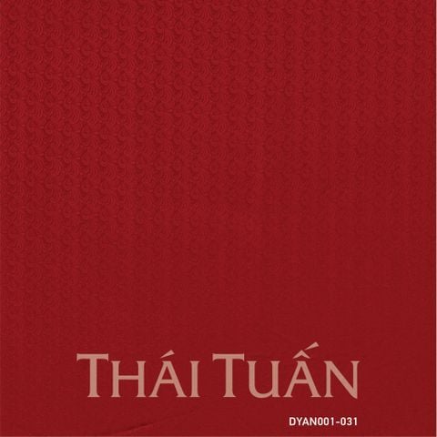 Vải Gấm Mộc Vân Màu Đỏ Khổ 1m15 x 2m5 DYAN001031