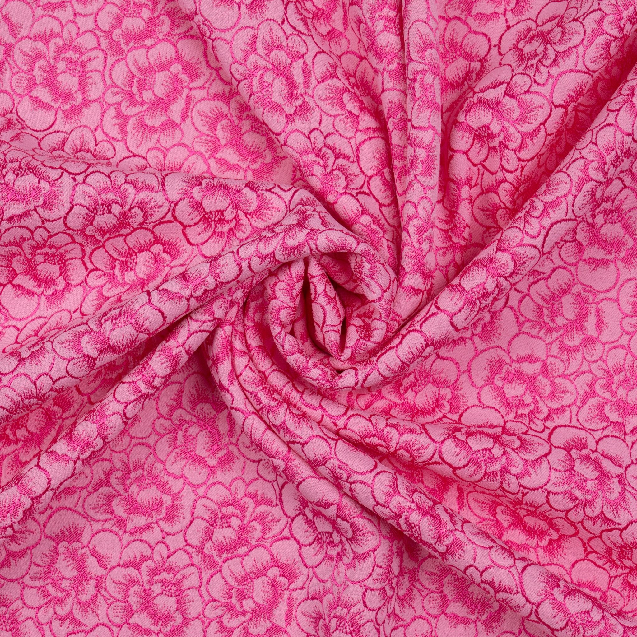 Vải Gấm Duyên Hoa Khổ Màu Hồng 1m15 x 2m5 DYCN008206