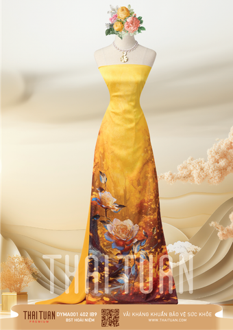 Vải Áo Dài Kháng Khuẩn Kim Tuyến Cao Cấp Khổ 1m50 x Dài 2m3 DYMA001402IB9