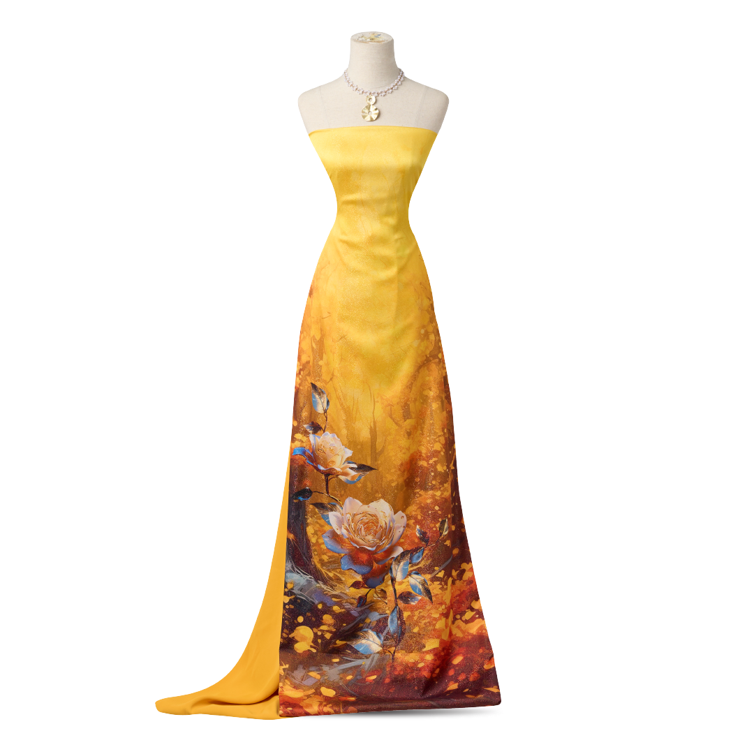 Vải Áo Dài Kháng Khuẩn Kim Tuyến Cao Cấp Khổ 1m50 x Dài 2m3 DYMA001402IB9