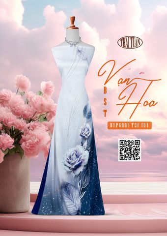 DYPA001019IU4 Vải Vạn Hoa Kim Tuyến Cao Cấp 1m50 x 2m3