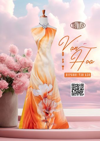 DYP6001T30K3U Vải Vạn Hoa Kim Tuyến Cao Cấp 1m50 x 2m3