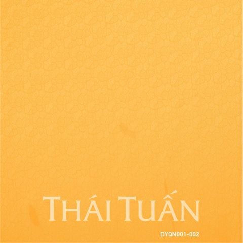 DYQN001002 Vải Gấm Cát Vân Họa Tiết Màu Vàng Khổ 1m15 x 2m5