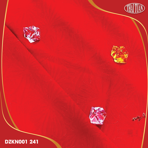 Vải Gấm Hoa Co Giãn Có Họa Tiết Nhiều Màu Khổ 1m15 DZKN001