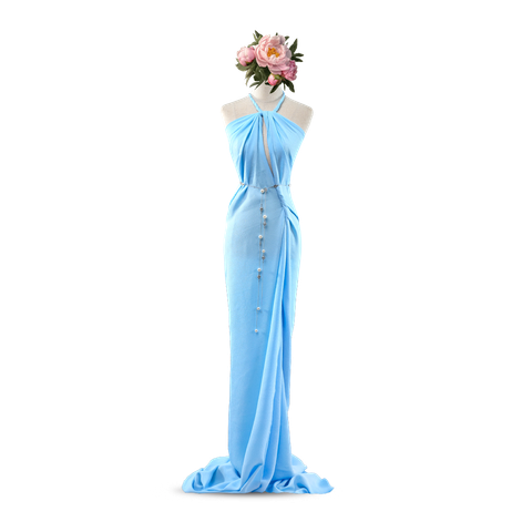 DZLN001005 Vải Gấm Thiên Thủy Họa Tiết Khổ 1m15 x 2m5