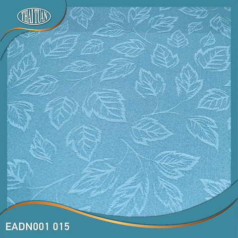 EADN001-015 | Vải Gấm Hoa Nhiên Co Giãn Màu Xanh (Khổ 1m15±2, Dài 1,1 Mét)