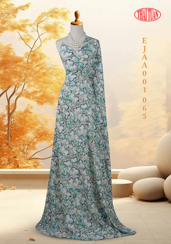 EJAA001065LB0 Vải In Bông Đều Cao Cấp Họa Tiết 1m5 x 2m