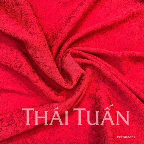 Vải Gấm Màu Đỏ Khổ 1m5 x 2m EKCL002231