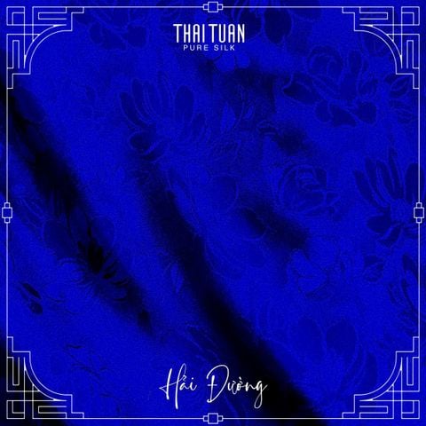 Vải Tơ Tằm Hải Đường Màu Xanh Dương Khổ 1m15 x Dài 2m5 ATTN56236A