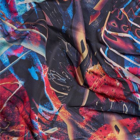 Vải In Hoa Văn Đều Cao Cấp Hồng Đỏ ASBR686031FRX