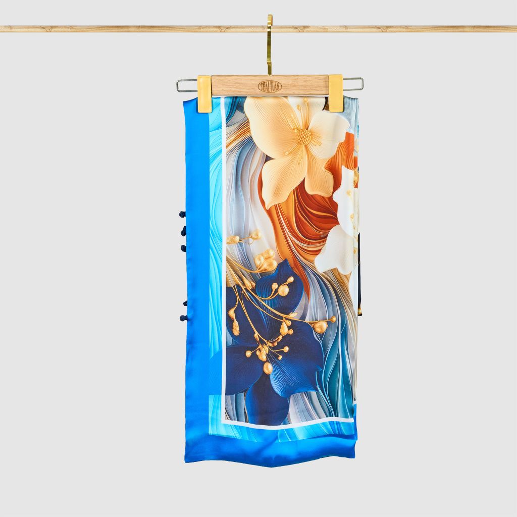 Khăn Choàng Chữ Nhật 2 Lớp In 55x180cm 2S60HAB2R01B