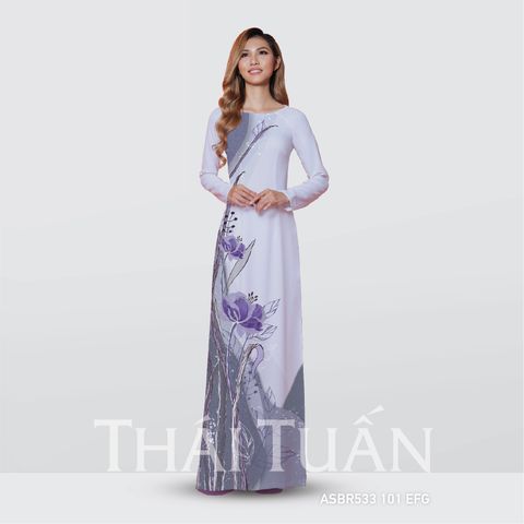 ASBR533-EFG | Vải Áo Dài In Sắc Phương Nam Kháng Khuẩn (Nhiều Màu) Khổ 1m50 x 2m1