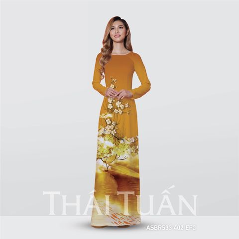 ASBR533-EFC | Vải Áo Dài In Họa Tiết Kháng Khuẩn (Nhiều Màu) Khổ 1m50 x 2m1
