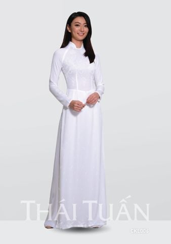 CKLN006301 Vải Áo Dài Nữ Sinh Lencii Trắng Tinh Khổ 1m15 x Dài 2m2
