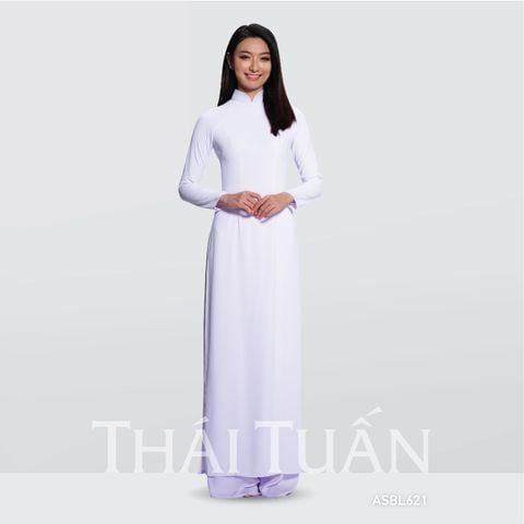 ASBQ533001 Vải Lụa Thạch Anh Màu Trắng