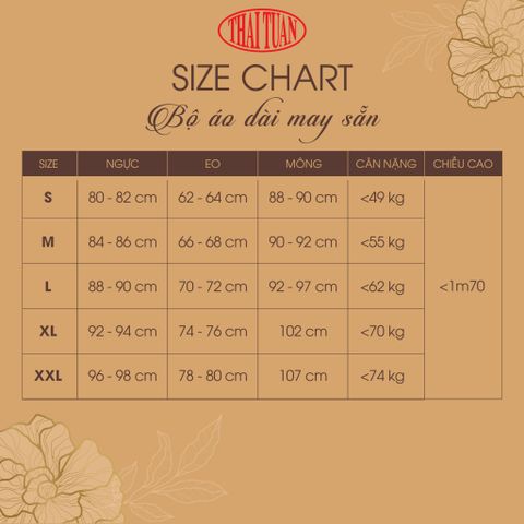 1W996 Áo Dài Gấm Lencii May Sẵn