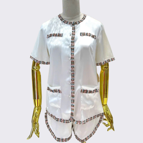 Đồ Bộ Ngắn Có Túi Nhiều Màu 1I86803