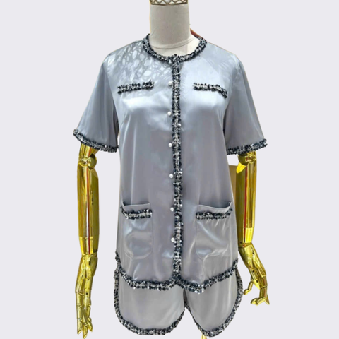 Đồ Bộ Ngắn Có Túi Nhiều Màu 1I86803