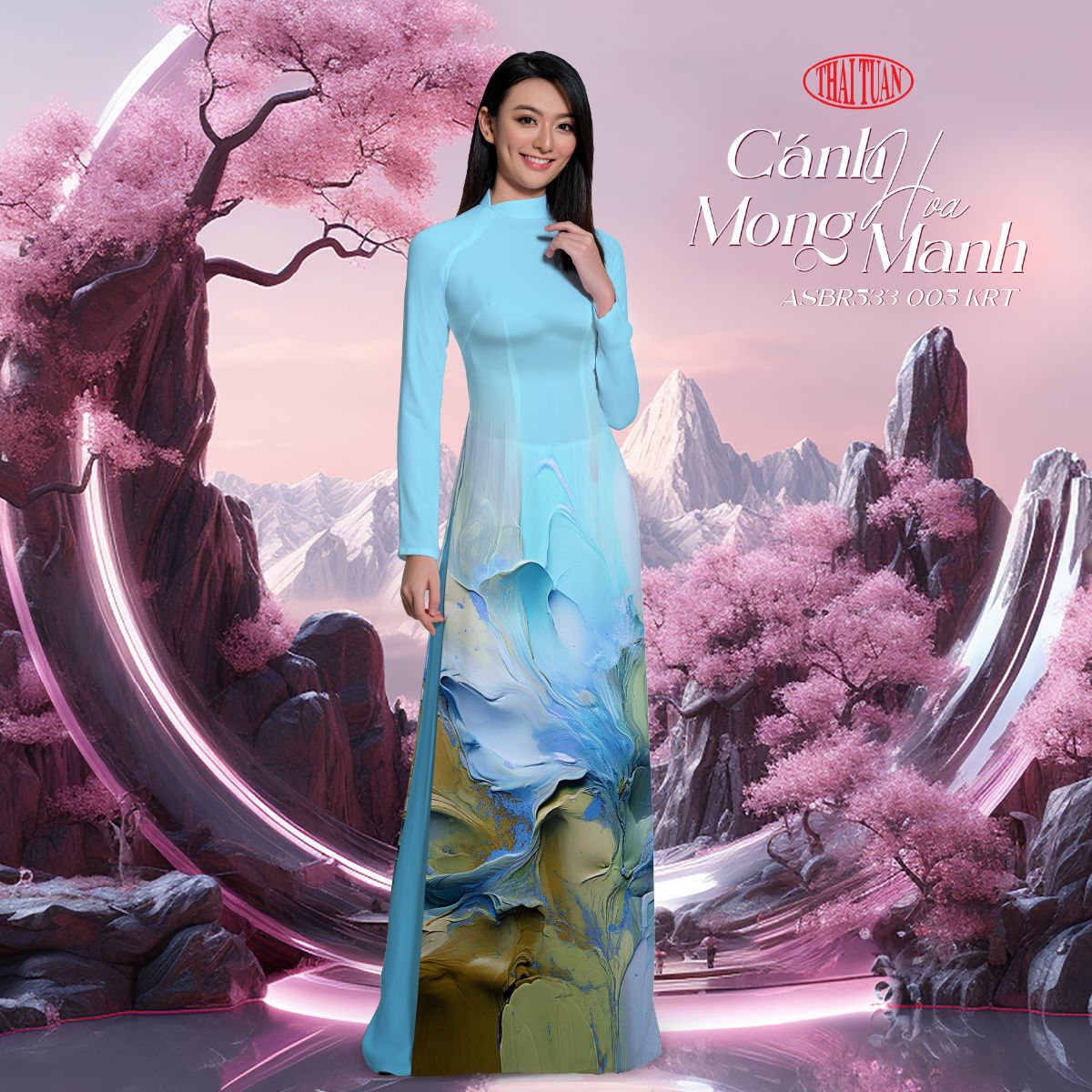 Vải Áo Dài Sắc Phương Nam Kháng Khuẩn Khổ 1m50 x 2m1 ASBR533005KRT