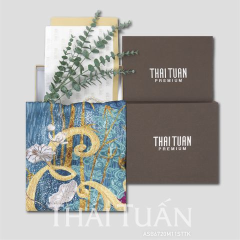 ASB6720M11FTT Vải Áo Dài Đính Đá Cao Cấp Khổ 1m50 x Dài 2m3