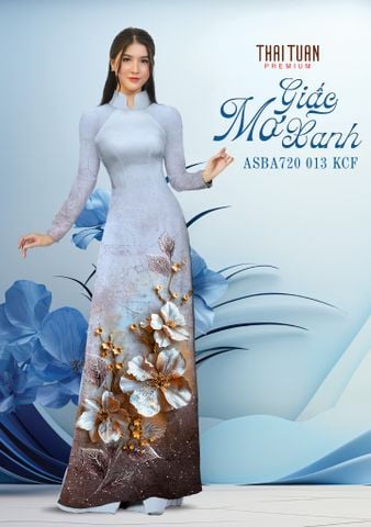 Vải Áo Dài Kim Tuyến Cao Cấp Khổ 1m50 x Dài 2m3 ASBA720013KCF