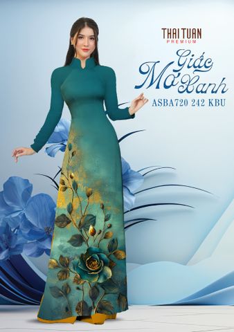 Vải Áo Dài Kim Tuyến Cao Cấp Khổ 1m50 x Dài 2m3 ASBA720242KBU