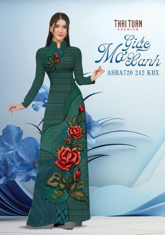 Vải Áo Dài Kim Tuyến Cao Cấp Khổ 1m50 x Dài 2m3 ASBA720242KBX