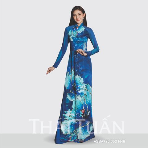 ASBA720053FNR Vải Áo Dài Satin Kháng Khuẩn Mùa Xanh Khổ 1m50 x Dài 2m3