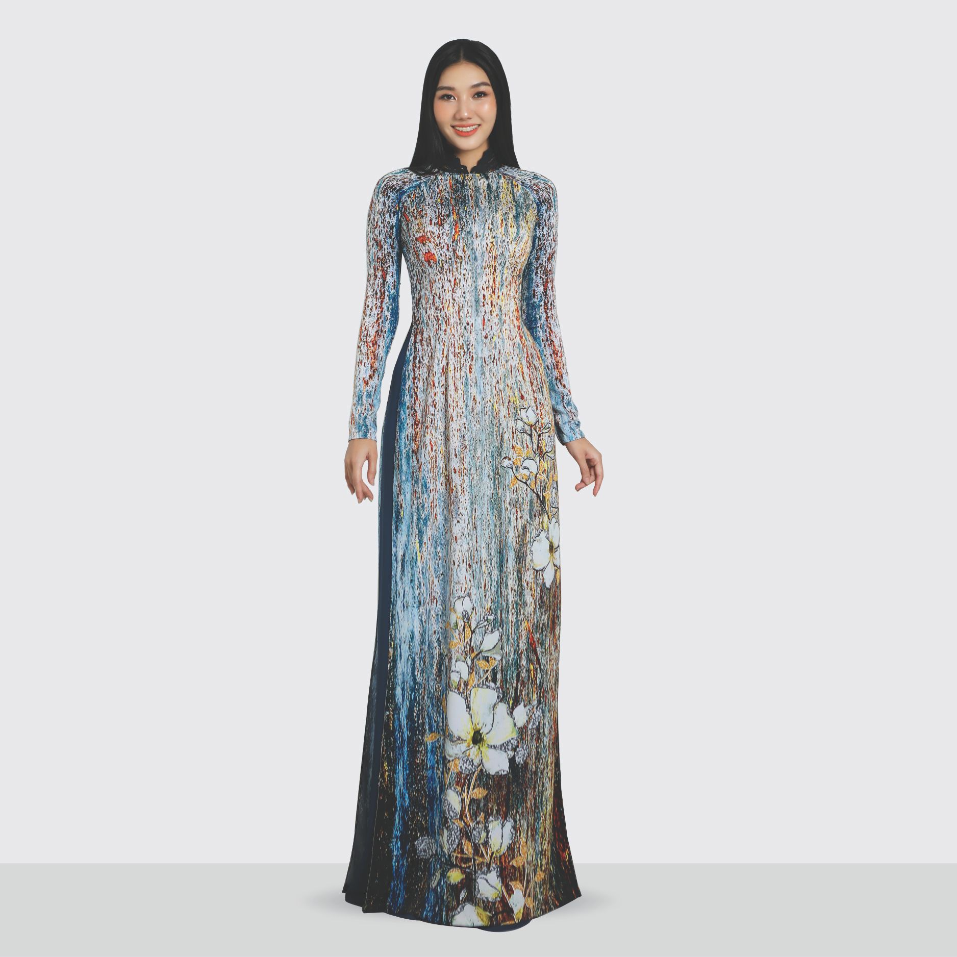 ASBA720057FNU Vải Áo Dài Satin Kháng Khuẩn Khổ 1m50 x Dài 2m3