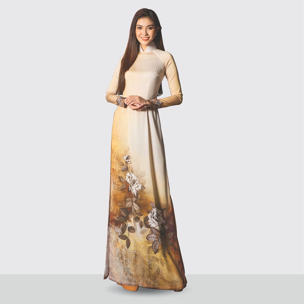 Vải Áo Dài Satin Hương Thơm Kháng Khuẩn Khổ 1mx2m3 ASBA720222DFN