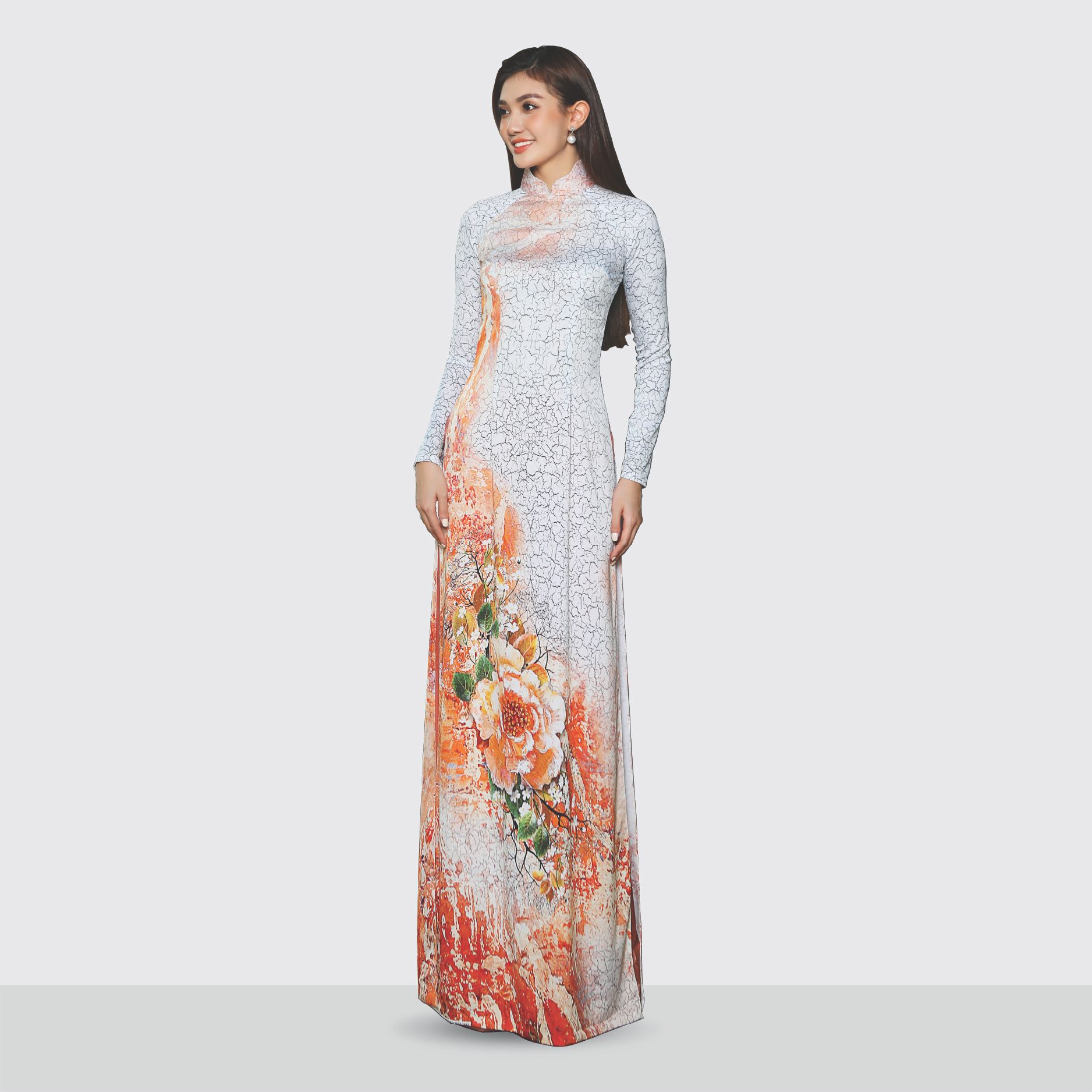 ASBA720308FNP Vải Áo Dài Satin Kháng Khuẩn Khổ 1m50 x Dài 2m3