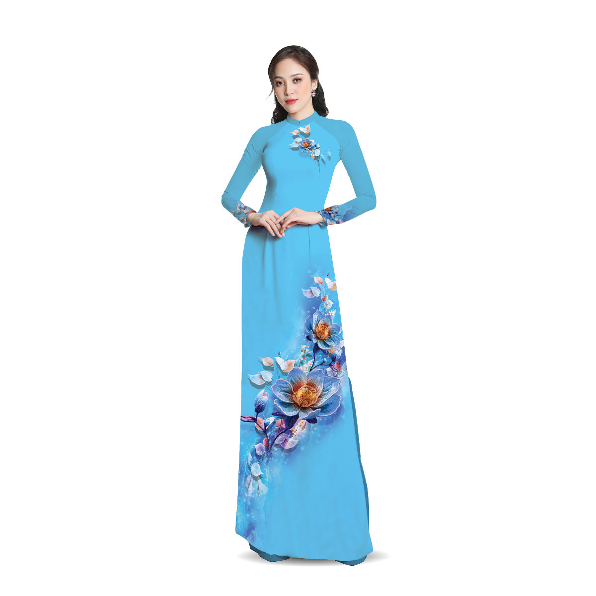 ASBR533005KB8 Vải Áo Dài Sắc Phương Nam Kháng Khuẩn Khổ 1m50 x 2m1