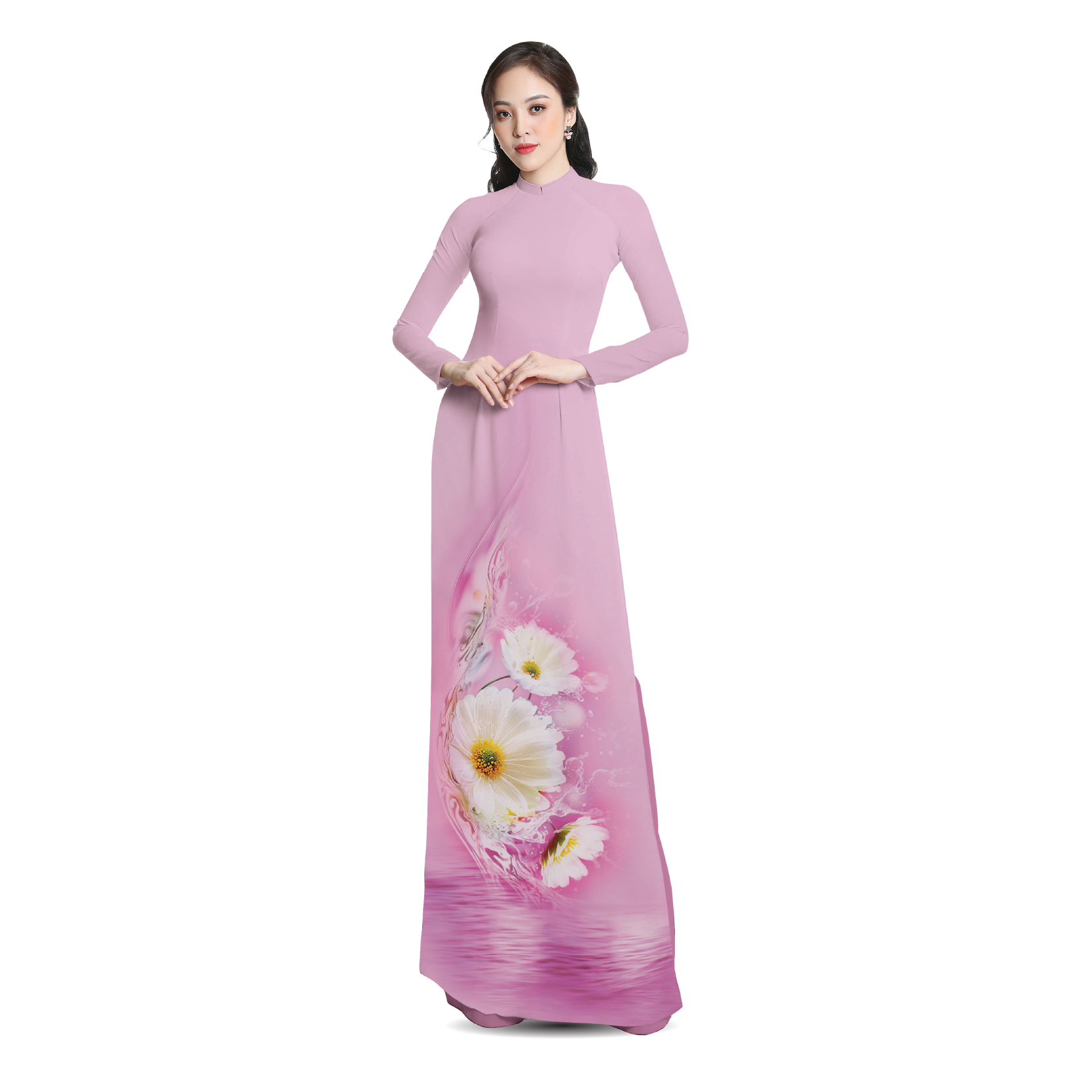 ASBR533026IXL Vải Áo Dài Sắc Phương Nam Kháng Khuẩn Hồng Tím Khổ 1m50 x 2m1