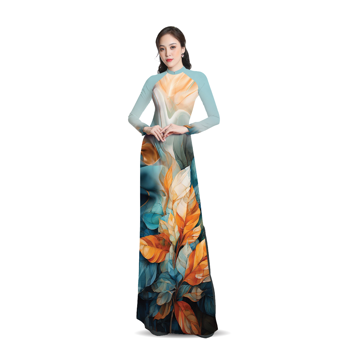ASBR533042KHC Vải Áo Dài Sắc Phương Nam Kháng Khuẩn Khổ 1m50 x 2m1